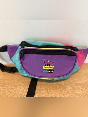 Disneyland After Dark 90's Nite Retro Multicolor Fanny Pack Waist Bag